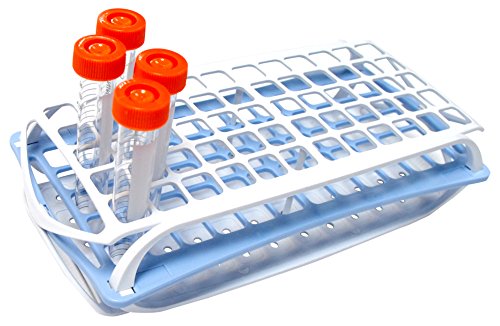 camlab Kunststoffe RTP/7031-pb 3-Tier-Polypropylen autoklavierbar Rack für 15 ml Tubes, blau von Camlab Plastics