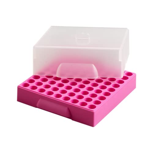 camlab Kunststoffe RTP/76001-p 81 Place Polypropylen maxicold Racks und Deckel, Pink (5 Stück) von Camlab Plastics