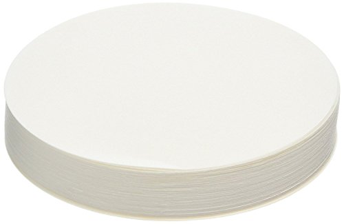 Camlab 1171059 Sorte 601 [1] Allzweck-Filterpapier, mittlere Filtergeschwindigkeit, 185 mm Durchmesser (Packung mit 100 Stück) von Camlab