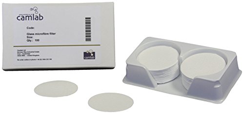 Camlab 1171246 Glas-Mikrofaser-Filterpapier, Klasse 263, 0,7 µm, Durchmesser 55 mm, 100 Stück Camlab 1171246 Glas-Mikrofaser-Filterpapier, Klasse 263, 0,7 µm, Durchmesser 55 mm, 100 Stück von Camlab