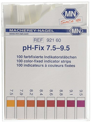 camlab 1138929 ph-fix Indikator Stick, PH 7,5–9,5, 6 mm x 85 mm (100 Stück) von Camlab