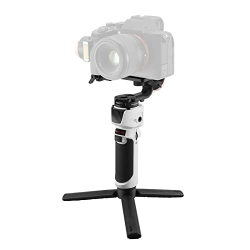 3-Achsen-Gimbal-Stabilisator mit LED-Fülllicht Eingebauter Akku PD-Schnellladung 3s Schnellverschluss für für Canon Sony Nikon Fujifilm Panasonic GoPro, Smartphone und Action Kamera 3-Achsen-Gimbal-Stabilisator mit LED-Fülllicht Eingebauter Akku PD-Schnellladung 3s Schnellverschluss für für Canon Sony Nikon Fujifilm Panasonic GoPro, Smartphone und Action Kamera von Camnoon