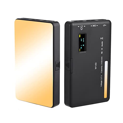 6W LED-Videoleuchte 2500K-6500K Dimmbares Zweifarbige Temperatur Videoleuchte Eingebauter 3100 mAh Akku mit Kaltschuhadapter für Kamera, Stativ, Halterung 6W LED-Videoleuchte 2500K-6500K Dimmbares Zweifarbige Temperatur Videoleuchte Eingebauter 3100 mAh Akku mit Kaltschuhadapter für Kamera, Stativ, Halterung von Camnoon