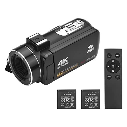 Camnoon 4K Action Cam WLAN-Camcorder DV-Recorder 56 MP 3,0-Zoll-IPS-Touchscreen, unterstützt Gesichtserkennung, IR-Nachtsicht, Anti-Shake, mit 2 Batterien + Fernbedienung + Tragetasche Camnoon 4K Action Cam WLAN-Camcorder DV-Recorder 56 MP 3,0-Zoll-IPS-Touchscreen, unterstützt Gesichtserkennung, IR-Nachtsicht, Anti-Shake, mit 2 Batterien + Fernbedienung + Tragetasche von Camnoon
