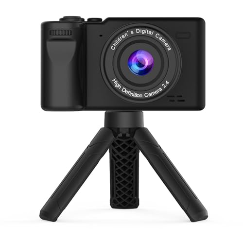 Camnoon Digitalkamera für Kinder, 1080P Kinderkamera 12 MP mit augenschützenden 2,4-Zoll-Bildschirm, eingebauter 600-mAh-Akku mit Umhängeband, Mini-Desktop-Stativ für Jungen und Mädchen (Schwarz) Camnoon Digitalkamera für Kinder, 1080P Kinderkamera 12 MP mit augenschützenden 2,4-Zoll-Bildschirm, eingebauter 600-mAh-Akku mit Umhängeband, Mini-Desktop-Stativ für Jungen und Mädchen (Schwarz) von Camnoon