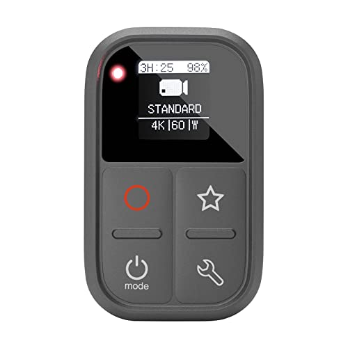 Camnoon Drahtlose Smart-Fernbedienung Ersatz für GoPro Hero 10/9/8 Schwarz/Max/7 Schwarz/6 Schwarz OLED-Bildschirm Eingebauter Akku 80m Steuerreichweite mit Handschlaufe zur Stickmontage USB-Ladekabel Camnoon Drahtlose Smart-Fernbedienung Ersatz für GoPro Hero 10/9/8 Schwarz/Max/7 Schwarz/6 Schwarz OLED-Bildschirm Eingebauter Akku 80m Steuerreichweite mit Handschlaufe zur Stickmontage USB-Ladekabel von Camnoon