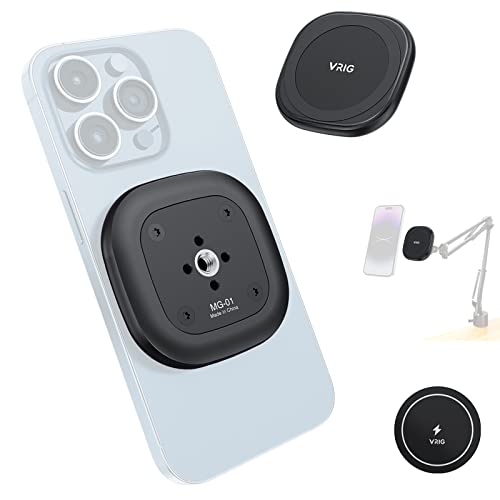 Camnoon Magnetische Handyhalterung Telefonhalterung Stativhalterung mit 1/4 Zoll Gewinde, Magnetischer Schnellverschluss, Magnetfolie Ersatz für iOS und Android Smartphone Camnoon Magnetische Handyhalterung Telefonhalterung Stativhalterung mit 1/4 Zoll Gewinde, Magnetischer Schnellverschluss, Magnetfolie Ersatz für iOS und Android Smartphone von Camnoon