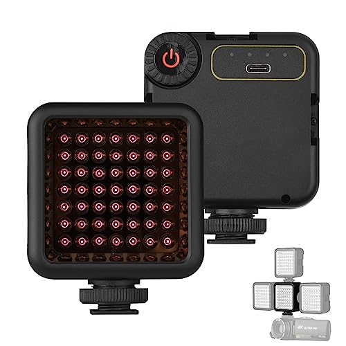 Camnoon Mini IR Nachtsichtlicht Infrarot-Fotolicht Videolicht für Videokamera Camcorder Eingebauter Akku mit 3 Kaltschuhhalterungen für Fotografie, Live-Übertragung, Interview Camnoon Mini IR Nachtsichtlicht Infrarot-Fotolicht Videolicht für Videokamera Camcorder Eingebauter Akku mit 3 Kaltschuhhalterungen für Fotografie, Live-Übertragung, Interview von Camnoon