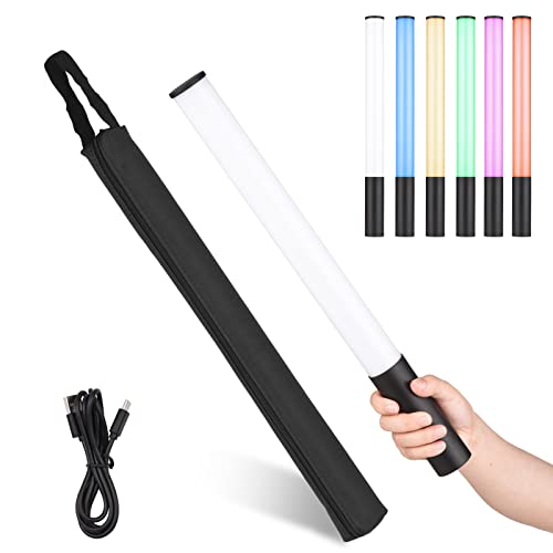Camnoon RGB-Lichtstab-Stick Handheld-Fotografie-Videoleuchte Bi-Color-Temperatur 2500K-9900K 12 Stufen dimmbare Helligkeit mit 7 Arten von speziellen Lichteffekten Magnetische Absorption Camnoon RGB-Lichtstab-Stick Handheld-Fotografie-Videoleuchte Bi-Color-Temperatur 2500K-9900K 12 Stufen dimmbare Helligkeit mit 7 Arten von speziellen Lichteffekten Magnetische Absorption von Camnoon