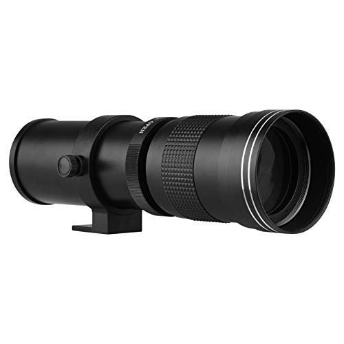 IKAYAAA Kamera MF Super Tele-Zoomobjektiv F / 8.3-16 420-800 mm T-Fassung mit universellem 1/4 Gewindeersatz für Canon Nikon Sony Fujifilm Olympus-Kameras von Camnoon