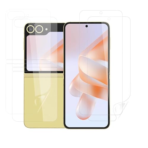 2 Stück Flexibilität TPU Folie für Samsung Galaxy Z Flip 6 Panzerglas, Schutzfolie für Samsung Galaxy Z Flip 6, Einfach Installieren Schutzglas für Samsung Z Flip 6, für Z Flip 6 Panzerfolie 2 Stück Flexibilität TPU Folie für Samsung Galaxy Z Flip 6 Panzerglas, Schutzfolie für Samsung Galaxy Z Flip 6, Einfach Installieren Schutzglas für Samsung Z Flip 6, für Z Flip 6 Panzerfolie von Camokia