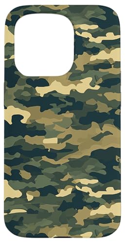 Hülle für iPhone 15 Pro Camouflage-Muster, Grün / Braun Hülle für iPhone 15 Pro Camouflage-Muster, Grün / Braun von Camouflage Merch