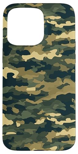 Hülle für iPhone 15 Pro Max Camouflage-Muster, Grün / Braun Hülle für iPhone 15 Pro Max Camouflage-Muster, Grün / Braun von Camouflage Merch