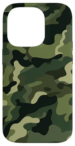 Hülle für iPhone 14 Pro Militär Camouflage Tarnmuster Grünes Camo Muster von Camouflage Tarnmuster Designs