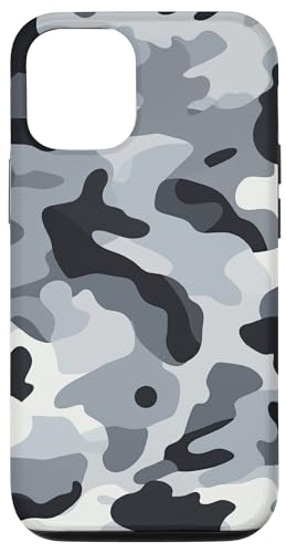 Hülle für iPhone 15 Militär Camouflage Tarnmuster grau graues Camo Muster von Camouflage Tarnmuster Designs