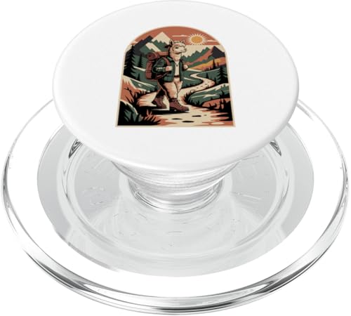 Alpaka Wandern Camping Lager Camper Rucksacktour PopSockets PopGrip für MagSafe Alpaka Wandern Camping Lager Camper Rucksacktour PopSockets PopGrip für MagSafe von Camp Camping Camper Gifts