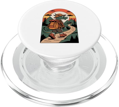Drache Wandern Camping Lager Camper Rucksacktour PopSockets PopGrip für MagSafe Drache Wandern Camping Lager Camper Rucksacktour PopSockets PopGrip für MagSafe von Camp Camping Camper Gifts