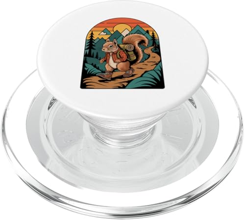 Eichhörnchen Wandern Camping Wohnwagen Rucksacktourismus PopSockets PopGrip für MagSafe Eichhörnchen Wandern Camping Wohnwagen Rucksacktourismus PopSockets PopGrip für MagSafe von Camp Camping Camper Gifts