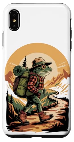 Frosch Wandern Camping Lager Wohnwagen Rucksacktour Hülle für iPhone XS Max von Camp Camping Camper Gifts