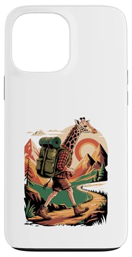 Giraffe Wandern Camping Lager Camper Rucksacktourismus Hülle für iPhone 13 Pro Max von Camp Camping Camper Gifts