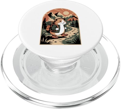 Hamster Wandern Camping Lager Camper Rucksacktour PopSockets PopGrip für MagSafe Hamster Wandern Camping Lager Camper Rucksacktour PopSockets PopGrip für MagSafe von Camp Camping Camper Gifts