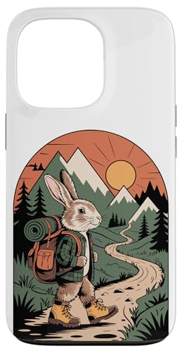 Hase Wandern Camping Lager Camper Rucksacktour Hülle für iPhone 13 Pro von Camp Camping Camper Gifts
