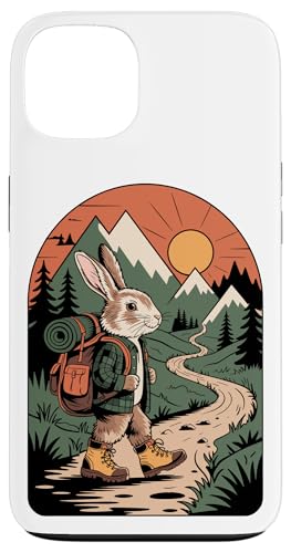 Hase Wandern Camping Lager Camper Rucksacktour Hülle für iPhone 13 von Camp Camping Camper Gifts
