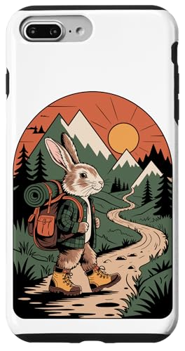 Hase Wandern Camping Lager Camper Rucksacktour Hülle für iPhone 7 Plus/8 Plus von Camp Camping Camper Gifts
