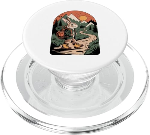 Hase Wandern Camping Lager Camper Rucksacktour PopSockets PopGrip für MagSafe Hase Wandern Camping Lager Camper Rucksacktour PopSockets PopGrip für MagSafe von Camp Camping Camper Gifts