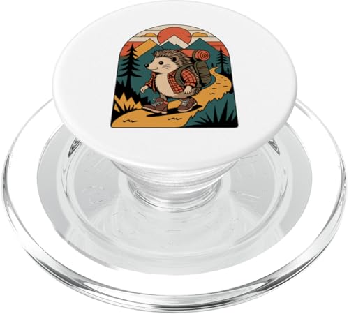 Igel Wandern Camping Lager Camper Rucksacktourismus PopSockets PopGrip für MagSafe Igel Wandern Camping Lager Camper Rucksacktourismus PopSockets PopGrip für MagSafe von Camp Camping Camper Gifts