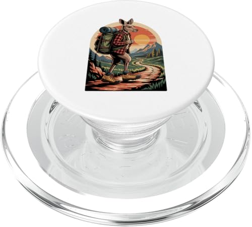 Känguru Wandern Camping Lager Camper Rucksacktourismus PopSockets PopGrip für MagSafe Känguru Wandern Camping Lager Camper Rucksacktourismus PopSockets PopGrip für MagSafe von Camp Camping Camper Gifts