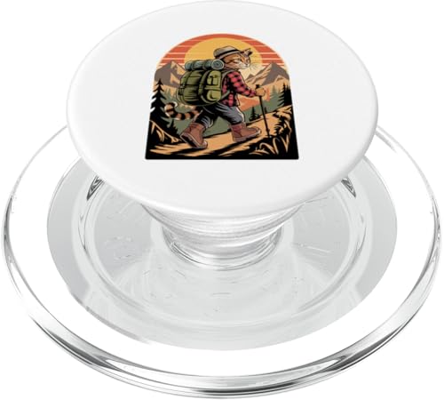 Katze Wandern Zelten Lager Camper Rucksacktour PopSockets PopGrip für MagSafe Katze Wandern Zelten Lager Camper Rucksacktour PopSockets PopGrip für MagSafe von Camp Camping Camper Gifts