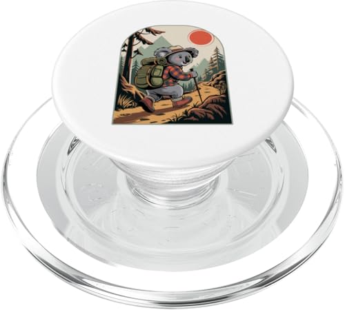 Koala Wandern Zelten Lager Camper Rucksacktour PopSockets PopGrip für MagSafe Koala Wandern Zelten Lager Camper Rucksacktour PopSockets PopGrip für MagSafe von Camp Camping Camper Gifts