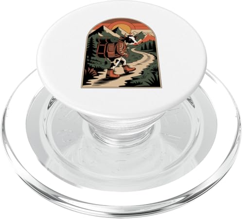 Kuh Wandern Camping Lager Camper Rucksackreisen PopSockets PopGrip für MagSafe Kuh Wandern Camping Lager Camper Rucksackreisen PopSockets PopGrip für MagSafe von Camp Camping Camper Gifts