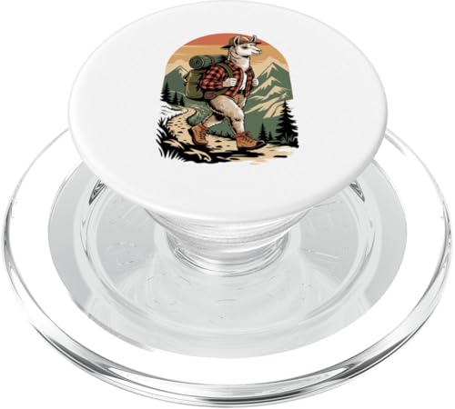 Lama Wandern Camping Lager Camper Rucksackreise PopSockets PopGrip für MagSafe Lama Wandern Camping Lager Camper Rucksackreise PopSockets PopGrip für MagSafe von Camp Camping Camper Gifts