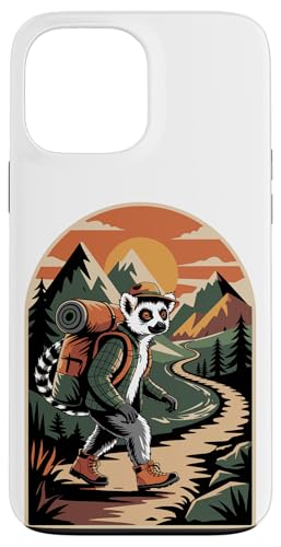 Lemur Wandern Camping Camp Camper Rucksackreisen Hülle für iPhone 13 Pro Max von Camp Camping Camper Gifts