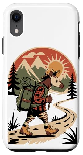 Okapi Wandern Camping Lager Camper Rucksackreisen Hülle für iPhone XR von Camp Camping Camper Gifts
