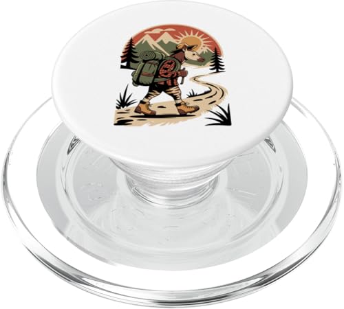 Okapi Wandern Camping Lager Camper Rucksackreisen PopSockets PopGrip für MagSafe Okapi Wandern Camping Lager Camper Rucksackreisen PopSockets PopGrip für MagSafe von Camp Camping Camper Gifts