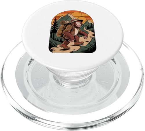 Orang-Utan Wandern Camping Lager Camper Rucksacktour PopSockets PopGrip für MagSafe Orang-Utan Wandern Camping Lager Camper Rucksacktour PopSockets PopGrip für MagSafe von Camp Camping Camper Gifts