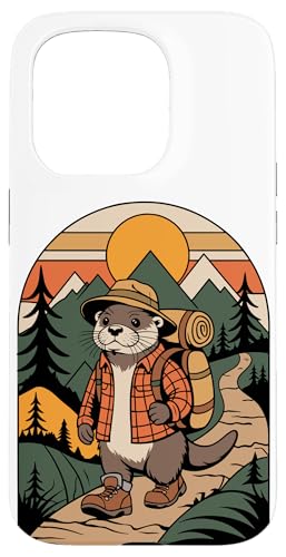 Otter Wandern Camping Lager Camper Rucksacktour Hülle für iPhone 15 Pro von Camp Camping Camper Gifts
