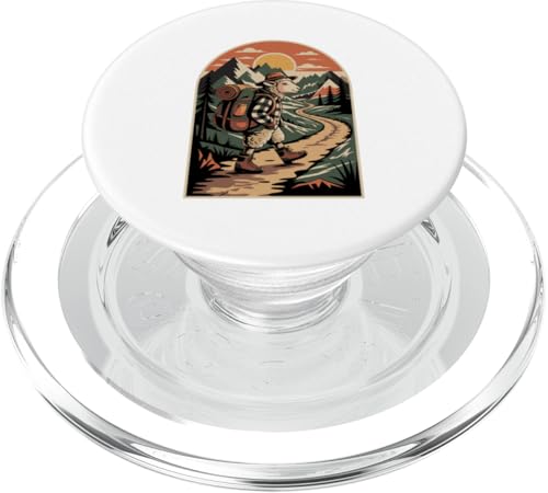 Schaf Wandern Camping Lager Camper Rucksacktour PopSockets PopGrip für MagSafe Schaf Wandern Camping Lager Camper Rucksacktour PopSockets PopGrip für MagSafe von Camp Camping Camper Gifts