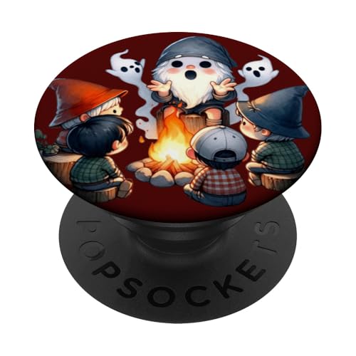 Campfire Gnome Dad For Men Women And Kids Who Love Camping PopSockets Klebender PopGrip Campfire Gnome Dad For Men Women And Kids Who Love Camping PopSockets Klebender PopGrip von Camper Accessories Camping Gifts For Gnome Lovers