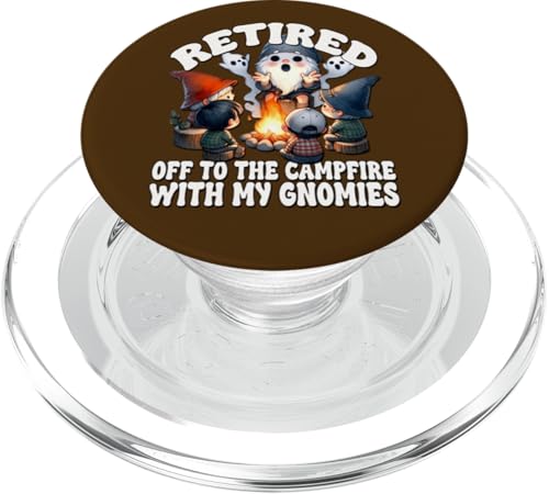 Camping Retirement Saying For Retired Dad Who Love Campfire PopSockets PopGrip für MagSafe Camping Retirement Saying For Retired Dad Who Love Campfire PopSockets PopGrip für MagSafe von Camper Accessories Camping Gifts For Gnome Lovers