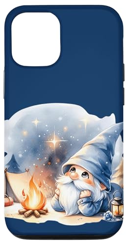 Funny Camper Dad Gnome At Campfire With Tent Love Camping Hülle für iPhone 12/12 Pro von Camper Accessories Camping Gifts For Gnome Lovers