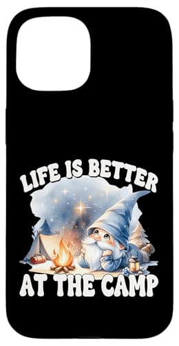 Funny Camping Saying Camper Gnome Life Is Better At The Camp Hülle für iPhone 15 Funny Camping Saying Camper Gnome Life Is Better At The Camp Hülle für iPhone 15 von Camper Accessories Camping Gifts For Gnome Lovers