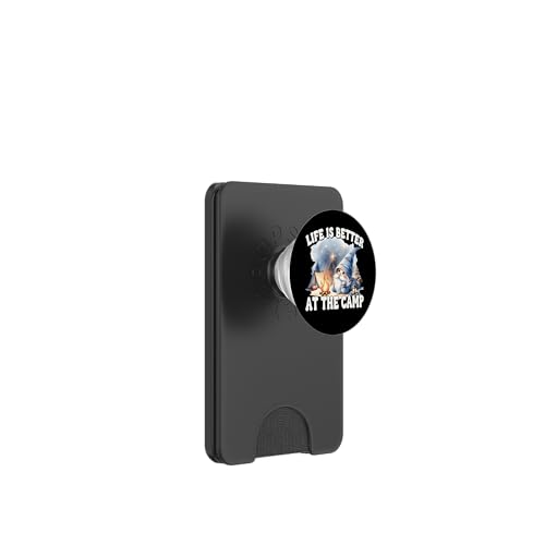 Funny Camping Saying Camper Gnome Life Is Better At The Camp PopSockets PopWallet für MagSafe Funny Camping Saying Camper Gnome Life Is Better At The Camp PopSockets PopWallet für MagSafe von Camper Accessories Camping Gifts For Gnome Lovers