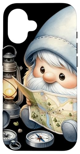Funny Hiking Gnome Graphic For Women Men Kids Camping Dad Hülle für iPhone 16 Funny Hiking Gnome Graphic For Women Men Kids Camping Dad Hülle für iPhone 16 von Camper Accessories Camping Gifts For Gnome Lovers