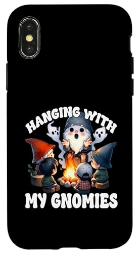 Funny Scout Gnome Hanging At The Campfire With My Gnomies Hülle für iPhone X/XS Funny Scout Gnome Hanging At The Campfire With My Gnomies Hülle für iPhone X/XS von Camper Accessories Camping Gifts For Gnome Lovers