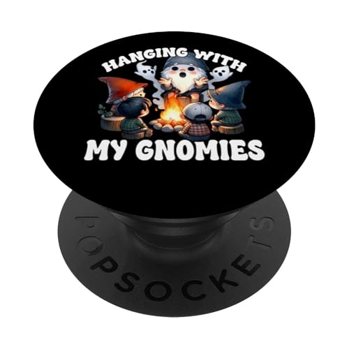 Funny Scout Gnome Hanging At The Campfire With My Gnomies PopSockets Klebender PopGrip Funny Scout Gnome Hanging At The Campfire With My Gnomies PopSockets Klebender PopGrip von Camper Accessories Camping Gifts For Gnome Lovers