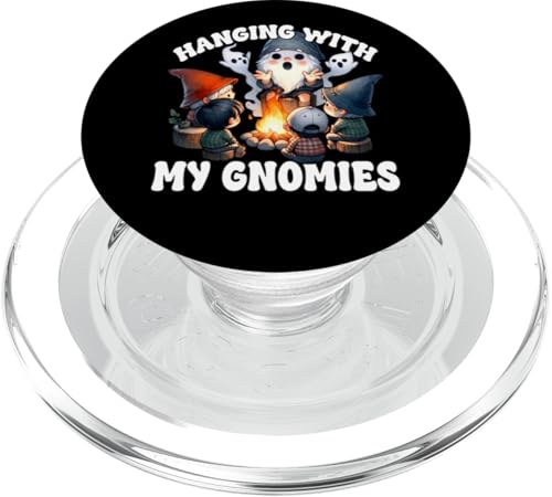 Funny Scout Gnome Hanging At The Campfire With My Gnomies PopSockets PopGrip für MagSafe Funny Scout Gnome Hanging At The Campfire With My Gnomies PopSockets PopGrip für MagSafe von Camper Accessories Camping Gifts For Gnome Lovers
